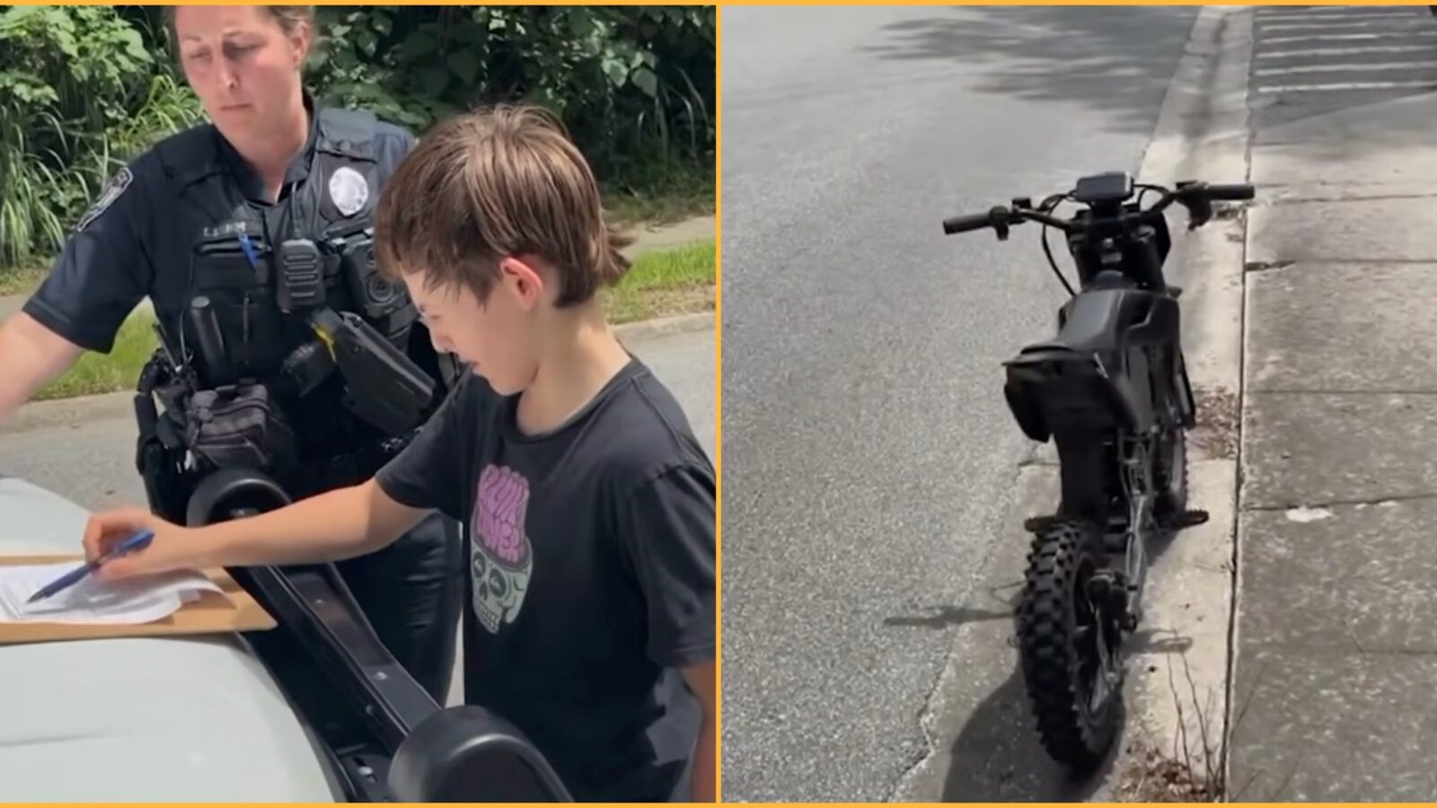 Cops Fingerprint an 11-Year-Old Boy, Tow His Electric Dirt Bike With a <i>City</i> Wrecker, and Threaten a...