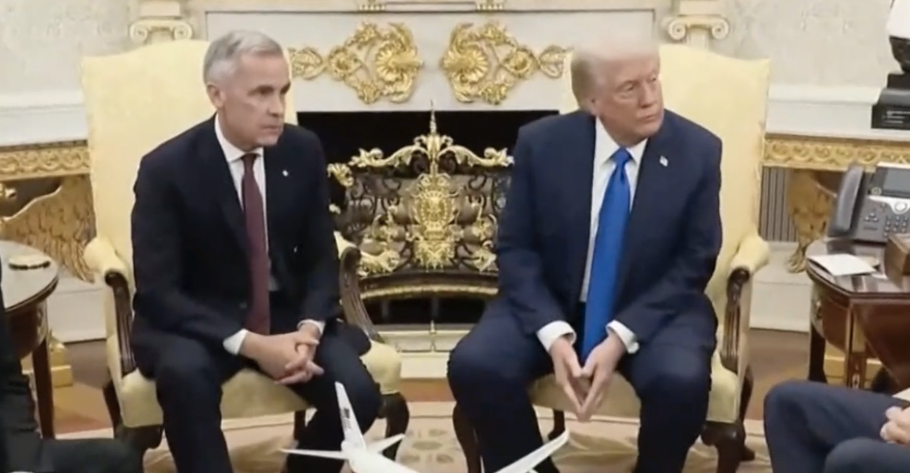 <i>Carney</i> thinks Trump might INVADE Canada