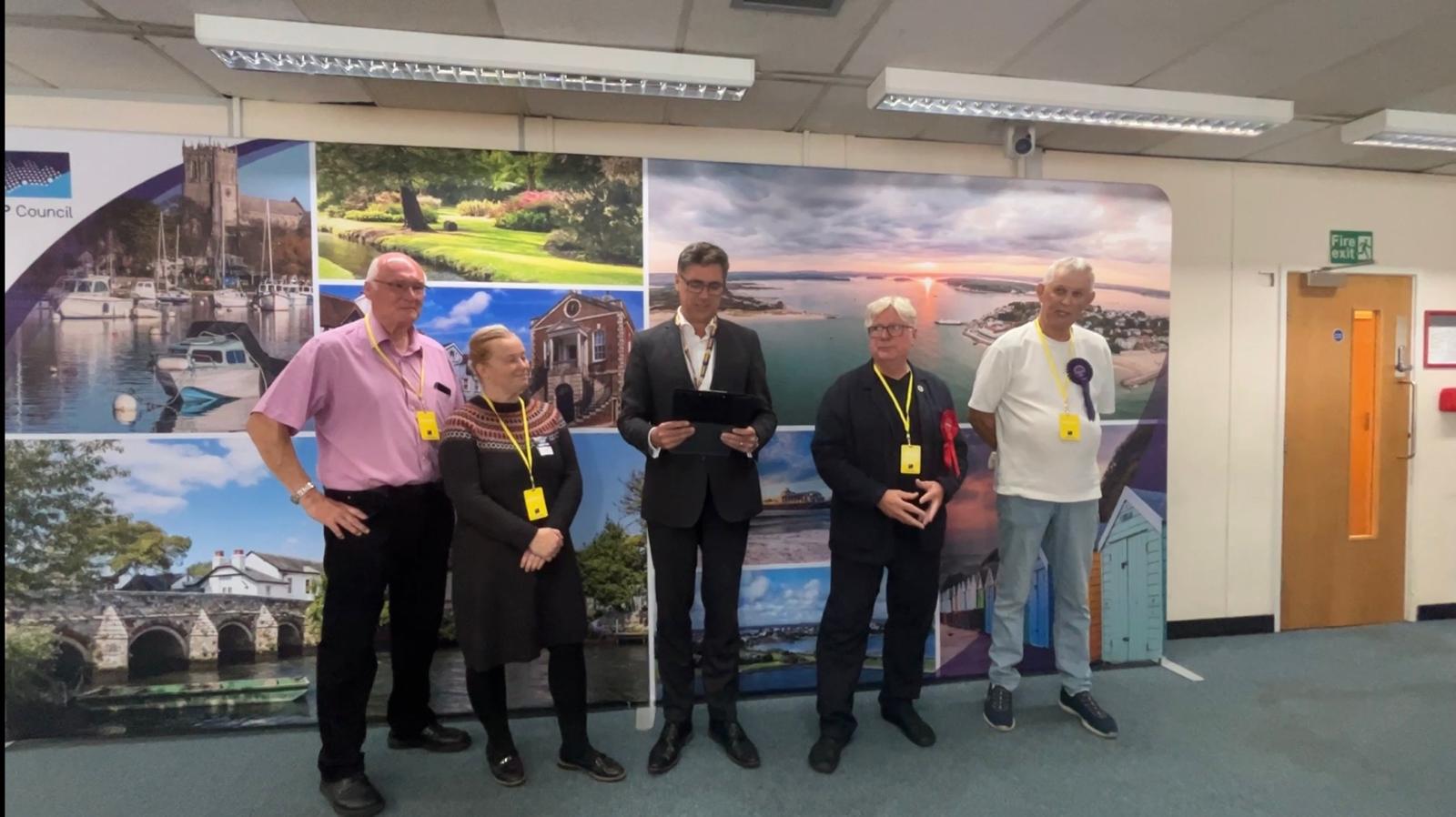 Labour gains seat from <i>Reform</i> UK on Poole Town Council after by-election