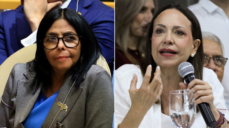 Dos caras en Venezuela: mientras Rodríguez agradece a <i>Trump</i>, la oposición dice que volvieron a...