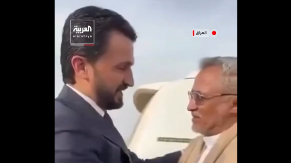 بالفيديو.. <i>وزير</i> عراقي يشيد بضربات الحوثيين خلال لقاء مع قيادي