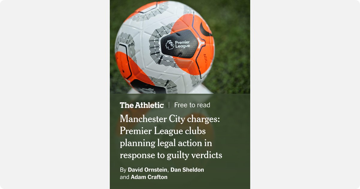 Manchester <i>City</i> charges: Premier League clubs planning legal action in response to guilty verdicts...