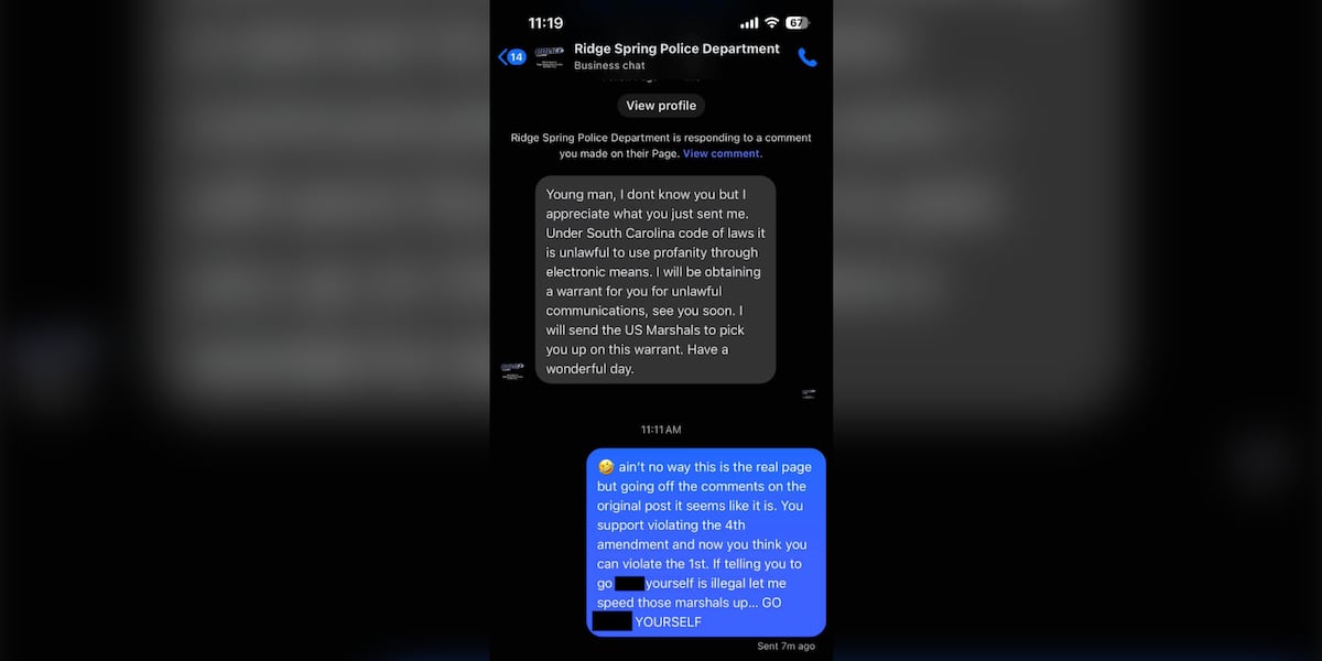 Ridge <i>Spring</i> police chief threatened US Marshals over Facebook comment on license plate readers